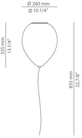 Estiluz Светодиодный потолочный светильник из полиэтилена Balloon T-3052 - Вид №4