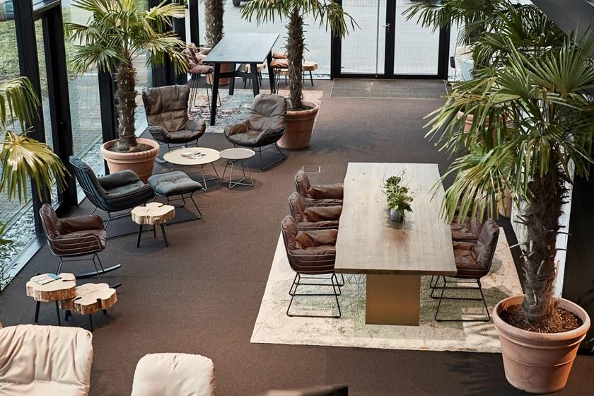 Freifrau Высокий табурет из саночной кожи Leyasol sun-id-1382613 - Вид №3