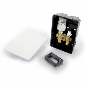 Блок регулирования температуры обратной воды Henco встраиваемый закрытый