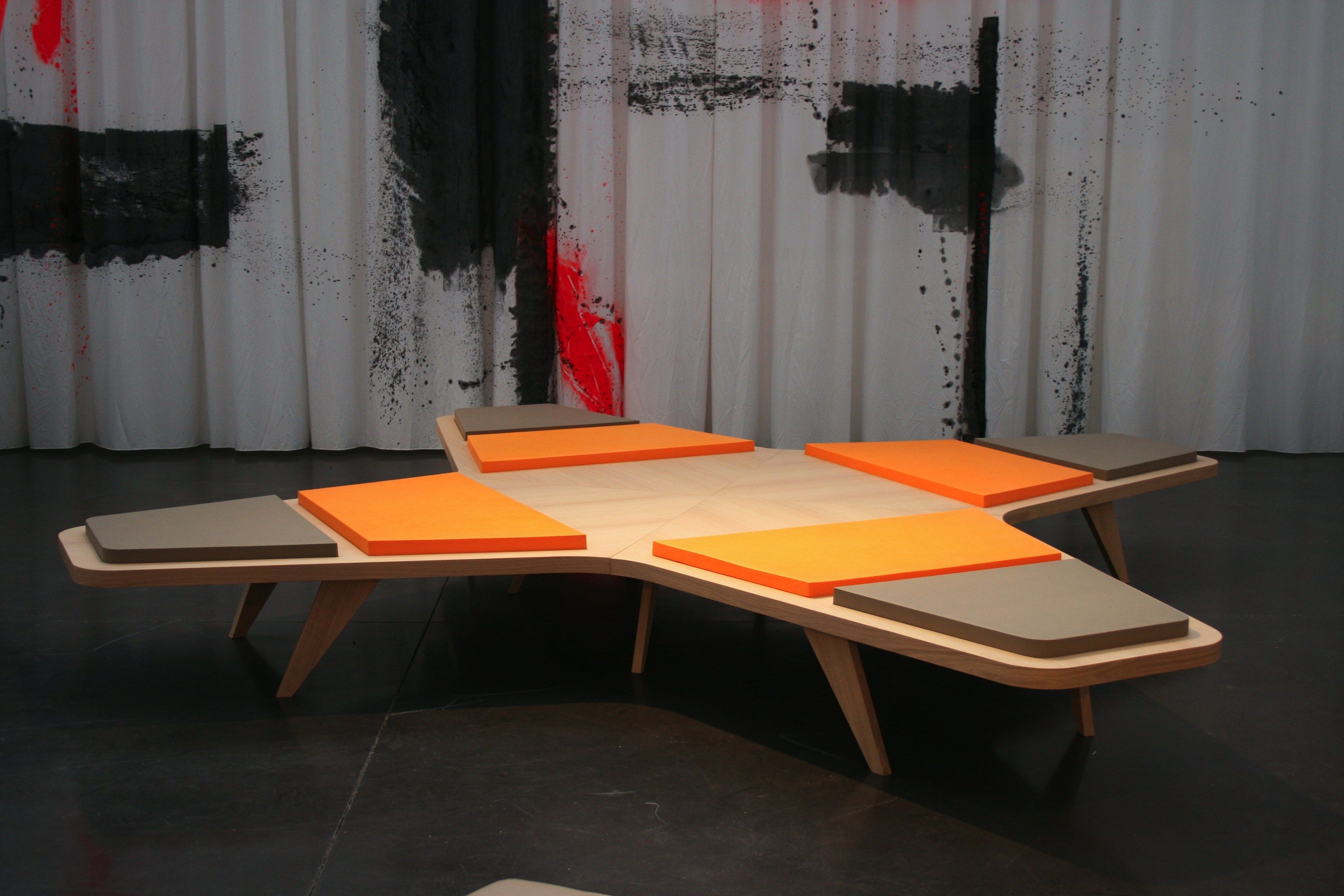 Деревянная скамья и QM Foam без спинки Quinze & Milan Airbench ARCH-00030996 - Вид №4