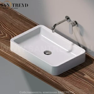 NL62A9016 Накладная раковина под столешницу  прямоугольная Ceramica Flaminia Nile