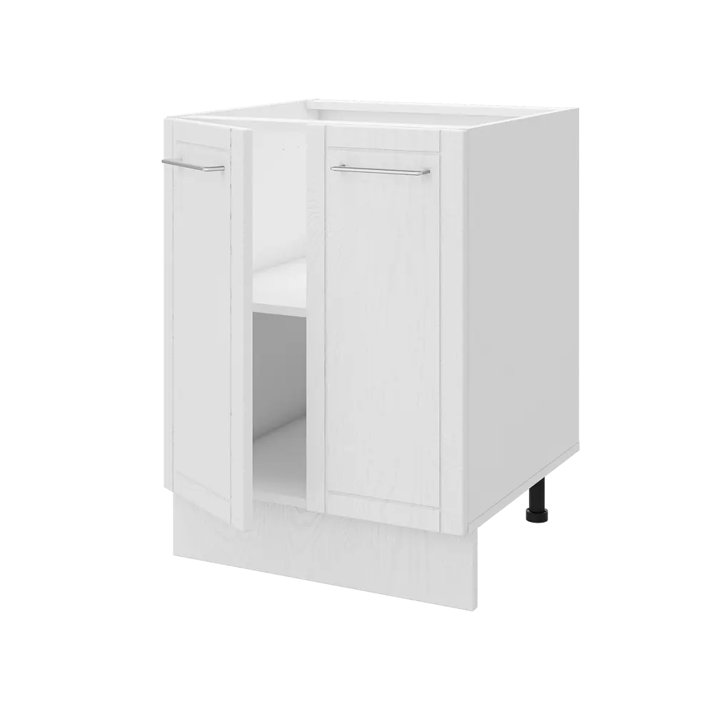 Напольный кухонный шкаф DELINIA Агидель белый 60 см 86586494 STLM-0883116 - Вид №1