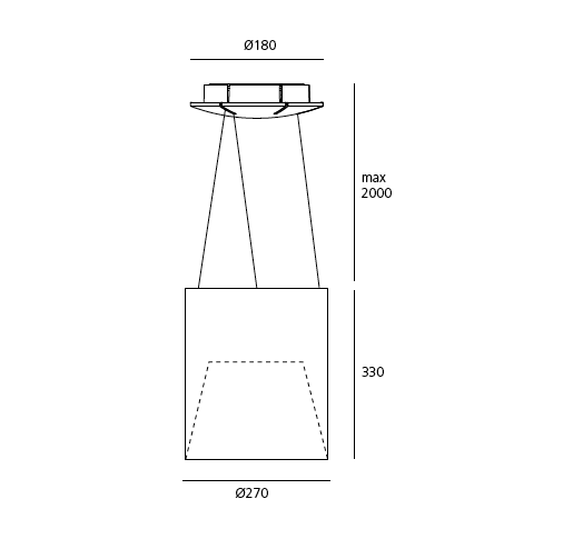 Artemide TAGORA 270 M249841 подвесной 104654 - Вид №2
