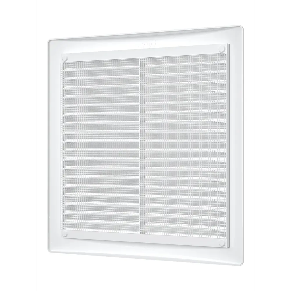 Вентиляционная решетка с сеткой Fonet 200x200 мм пластик цвет белый STLM-2024148 - Вид №2