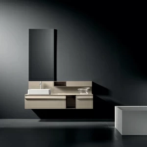 Комбинация ванной комнаты S108 в отделке BASIC Milltek/мат.лак.Corda/ламинат Sacco MILLDUE SINTESI