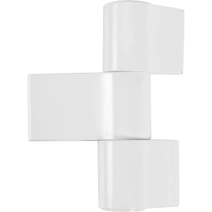 Петля дверная универсальная MED0062.07 107x132x35 мм алюминий цвет белый