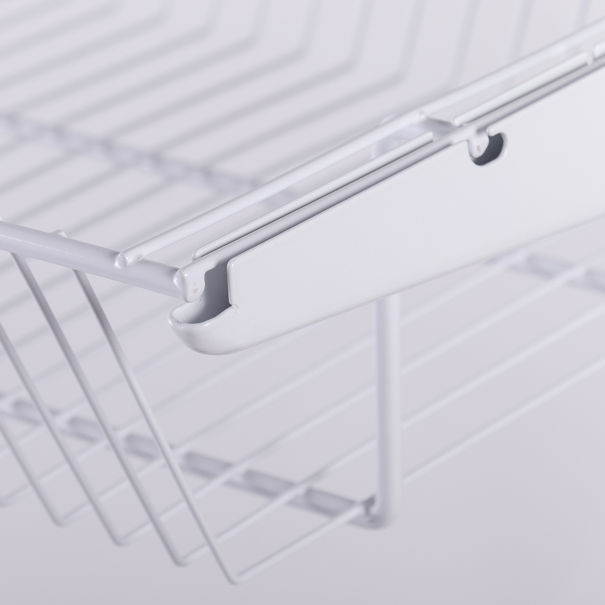 Полка-корзина , 603x406x118 мм, белый LJPS0504 Public Steel Россия  - Вид №3