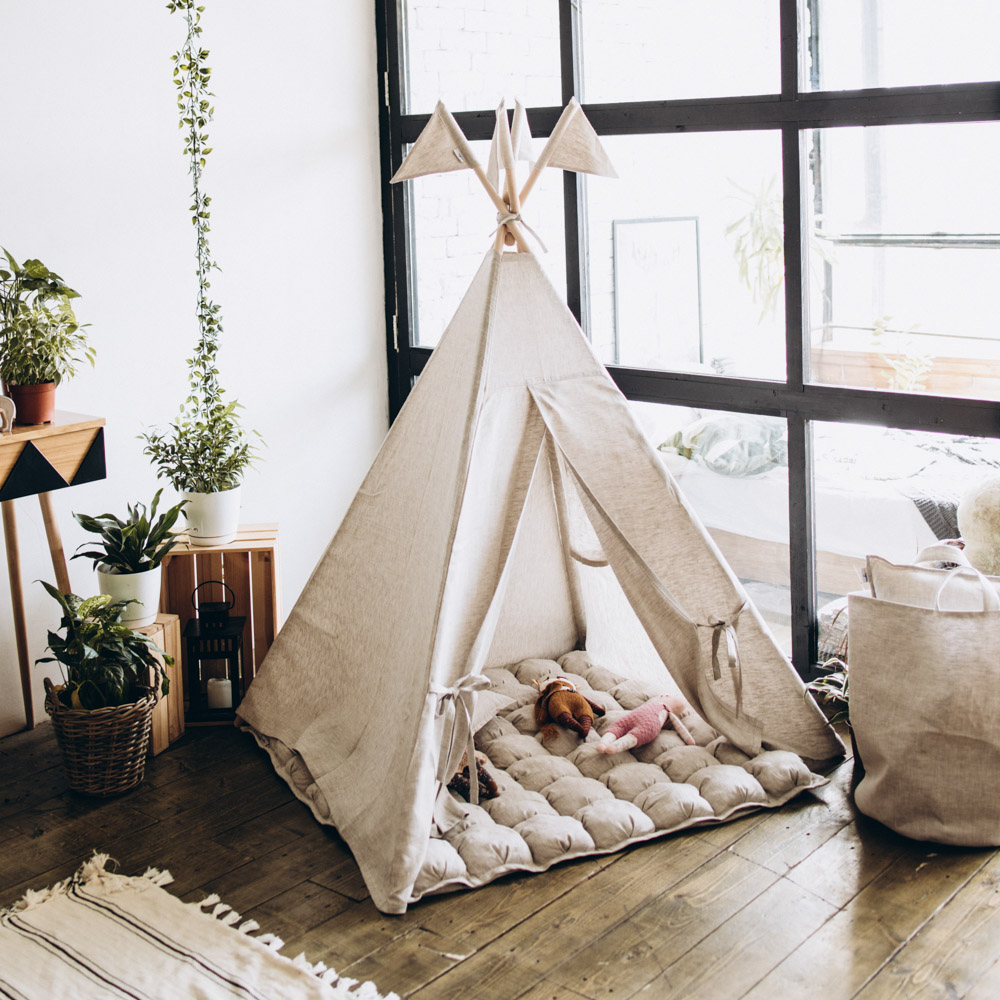 Тканевая корзина из льна VAMVIGVAM ЛЕН 282057 Бежевый Santreyd  - Вид №4