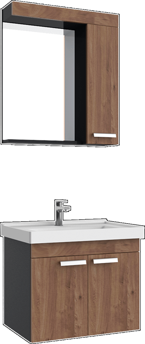 Остальные 65 см нижний модуль антрацит-Барбадос / EL0065.10.ABR Else Creavit 