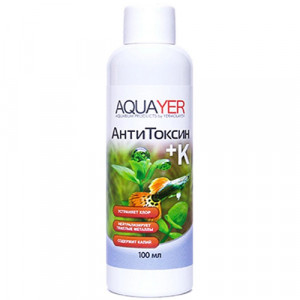 ПР0056034 Кондиционер для воды АнтиТоксин+К 100мл AQUAYER