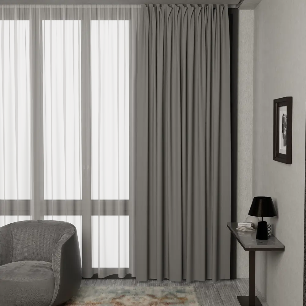 Штора блэкаут GARDEN 200x280 см с универсальным креплением 89426488 STLM-1569258