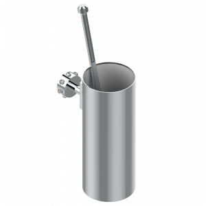 A2N-4720 Стакан настенный и щётка для унитаза Thg-paris Mossi со светлым хрусталём Хром