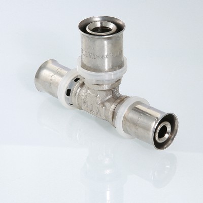 VTm.231.N.262626 Пресс-фитинг – тройник Valtec 26 мм  - Вид №5
