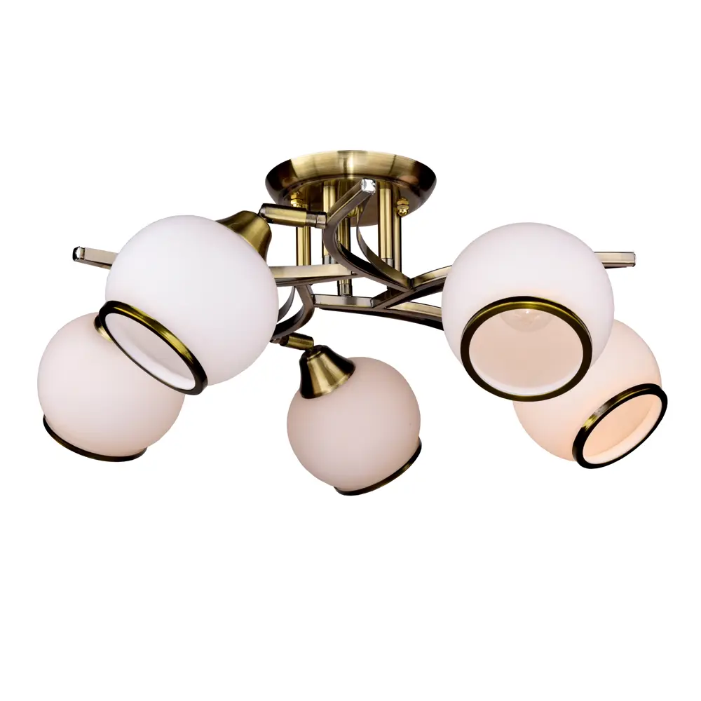 Люстра "Восход" 5хЕ27х60 Вт цвет бронза КЛЮЧНИК STLM-2169177