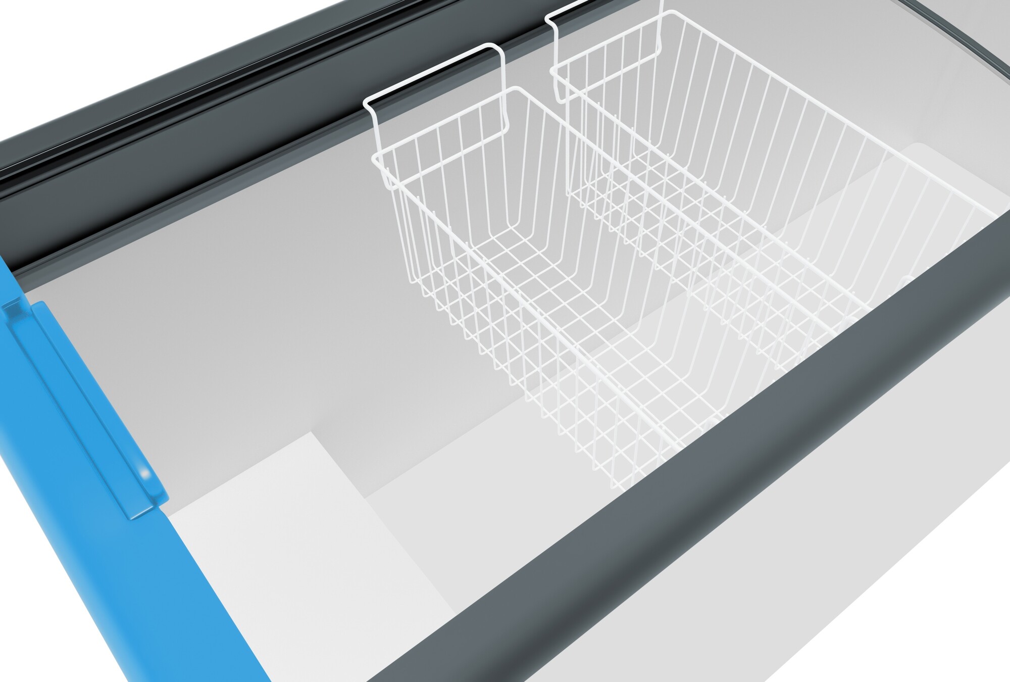 1229591 Морозильный ларь Frostor Gellar FG 400 E белый, синий STDN-0067730 - Вид №1