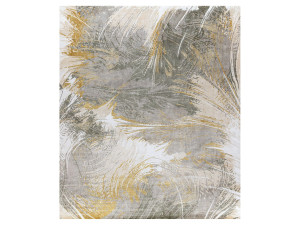 Шелковый прямоугольный ковер ручной работы