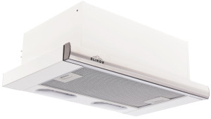 1047518 Вытяжка телескопическая ELIKOR Интегра 50П-400-В2Л белый/серебристый