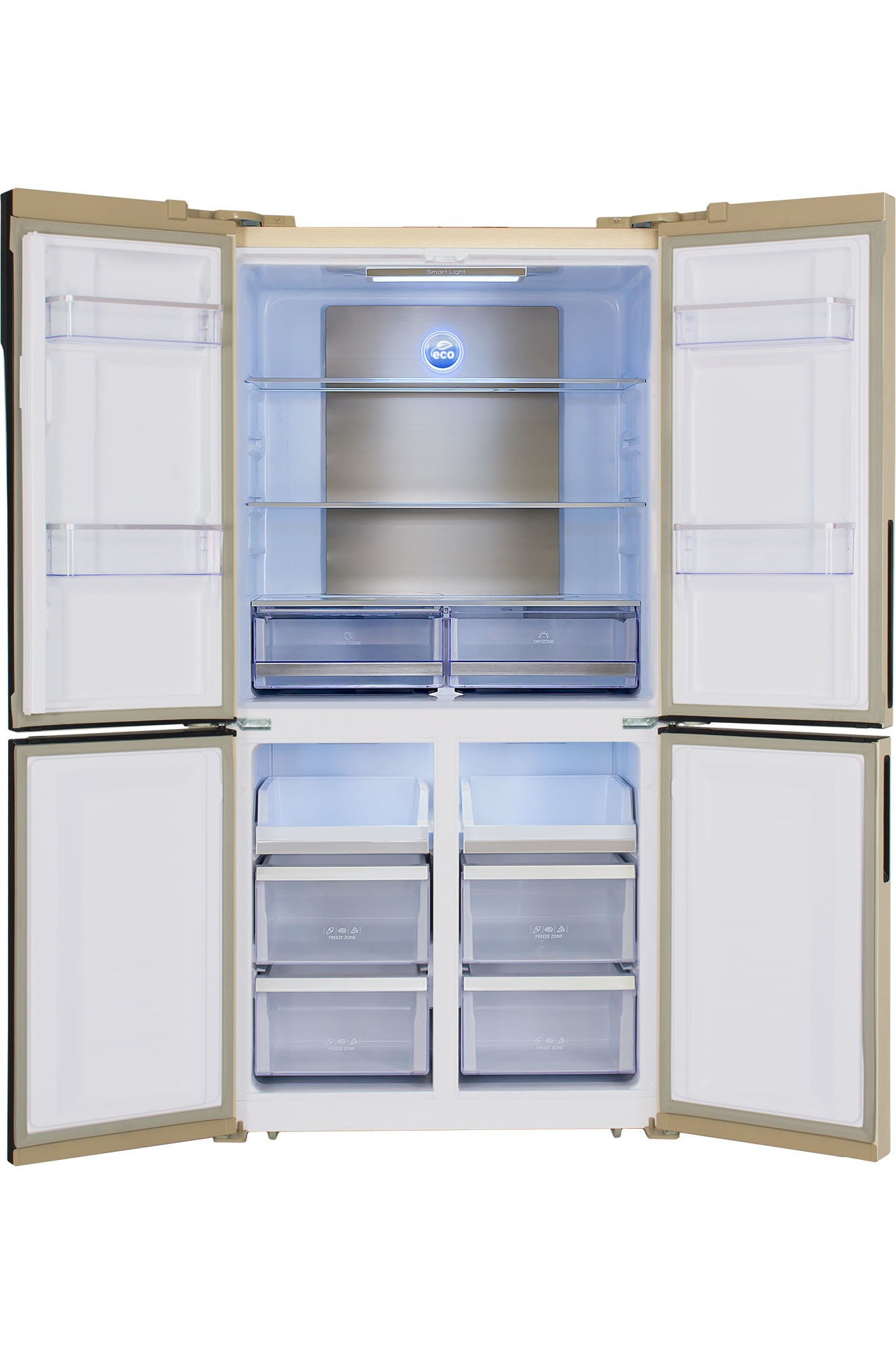 9901137 Холодильник многодверный   HIBERG RFQ-500DX NFYm inverter бежевый STDN-0099016 - Вид №1