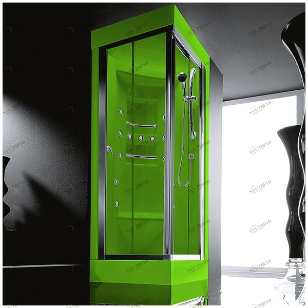 Душевая кабина Gruppo treesse Acquazzurra 90 STI-B7586S-S белая с гидромассажем угловая левая STIB7586SS