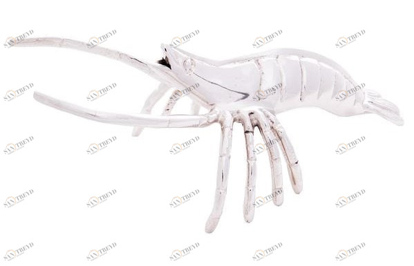 Декор КРЕВЕТКА UNICO  255323 Серый;серебро 