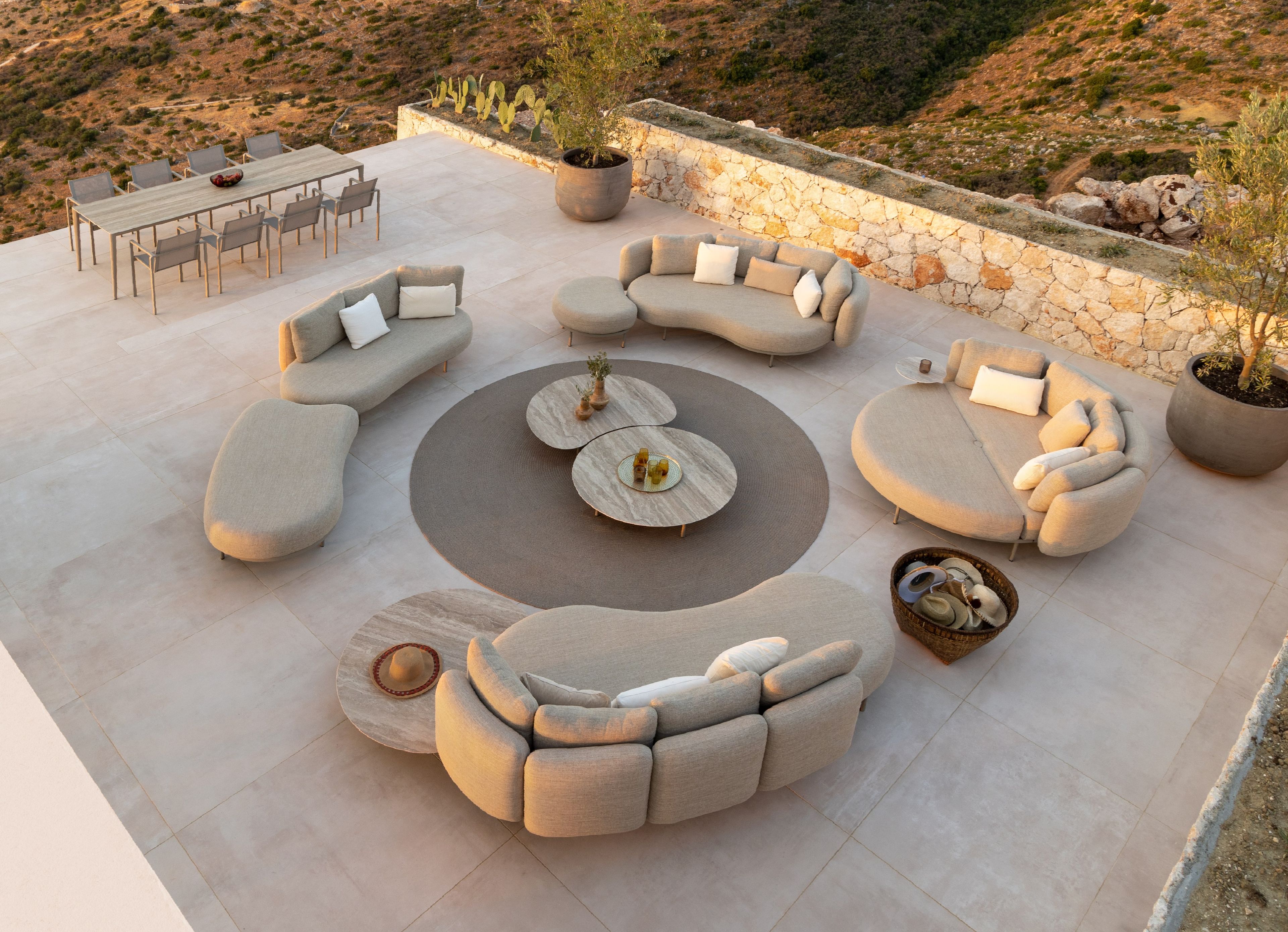 Ткань круглая Садовая кровать Royal Botania Organix Lounge ARCH-00138405 - Вид №4