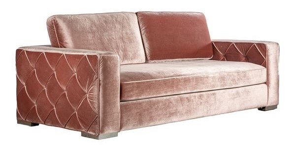 Диван Nevis прямой розовый, сиреневый UNICO ДИЗАЙНЕРСКИЕ 249150 Розовый  - Вид №1