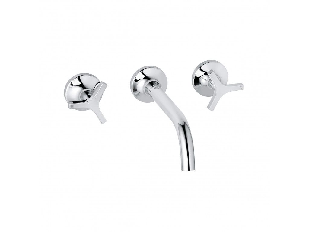 201440539 настенный смеситель на умывальник Déco KLUDI NOVA FONTE хром 