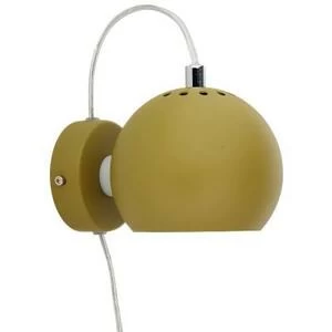 Лампа настенная Ball, оливковая матовая