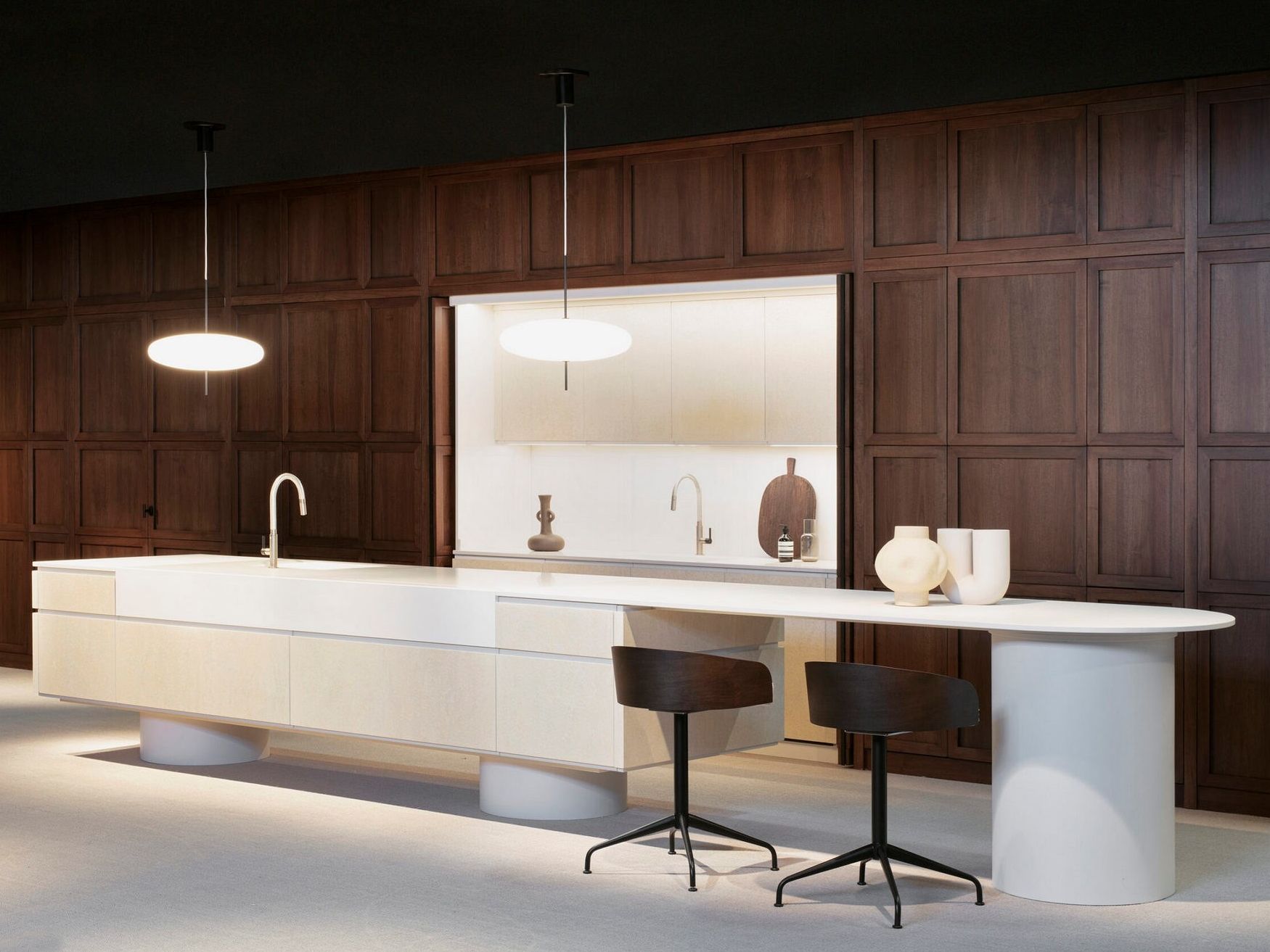 Деревянная островная кухня с столешницей Lapitec® L'Ottocento ATLANTE ARCH-00122722