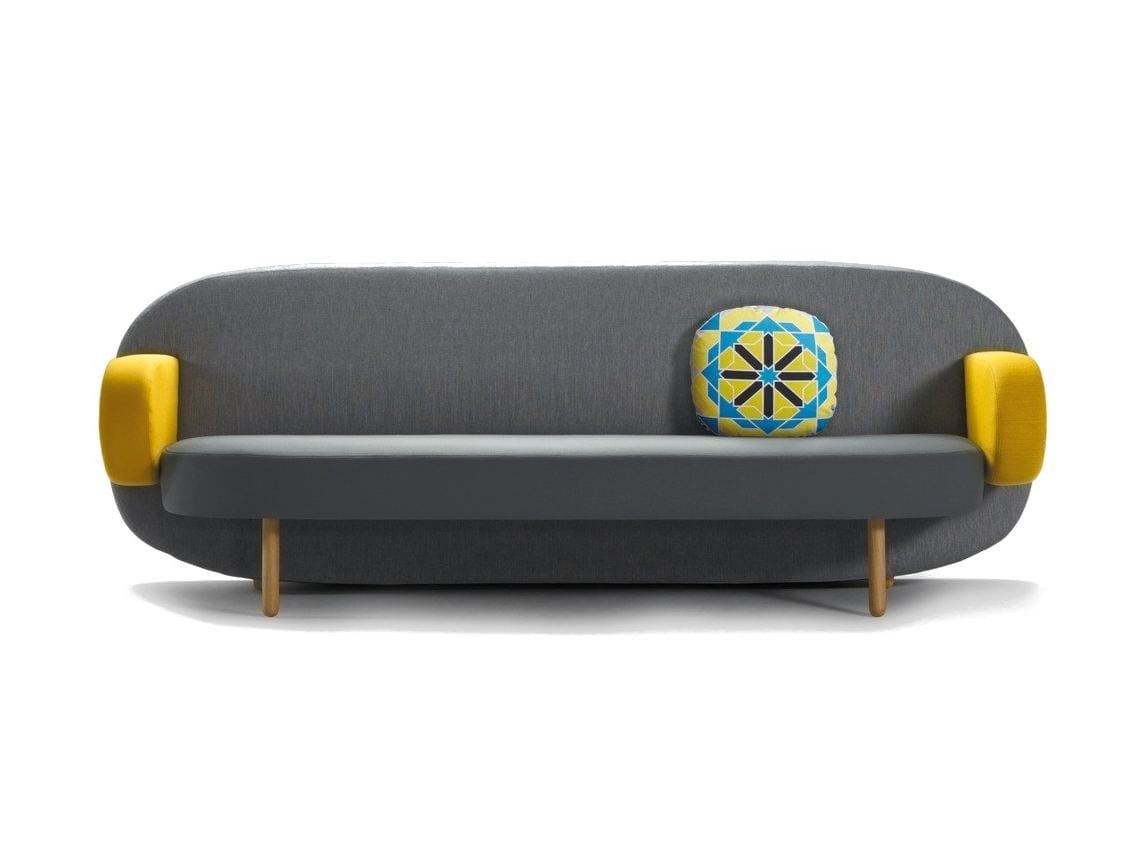 3-местный тканевый диван с высокой спинкой SANCAL ARCH-00073083