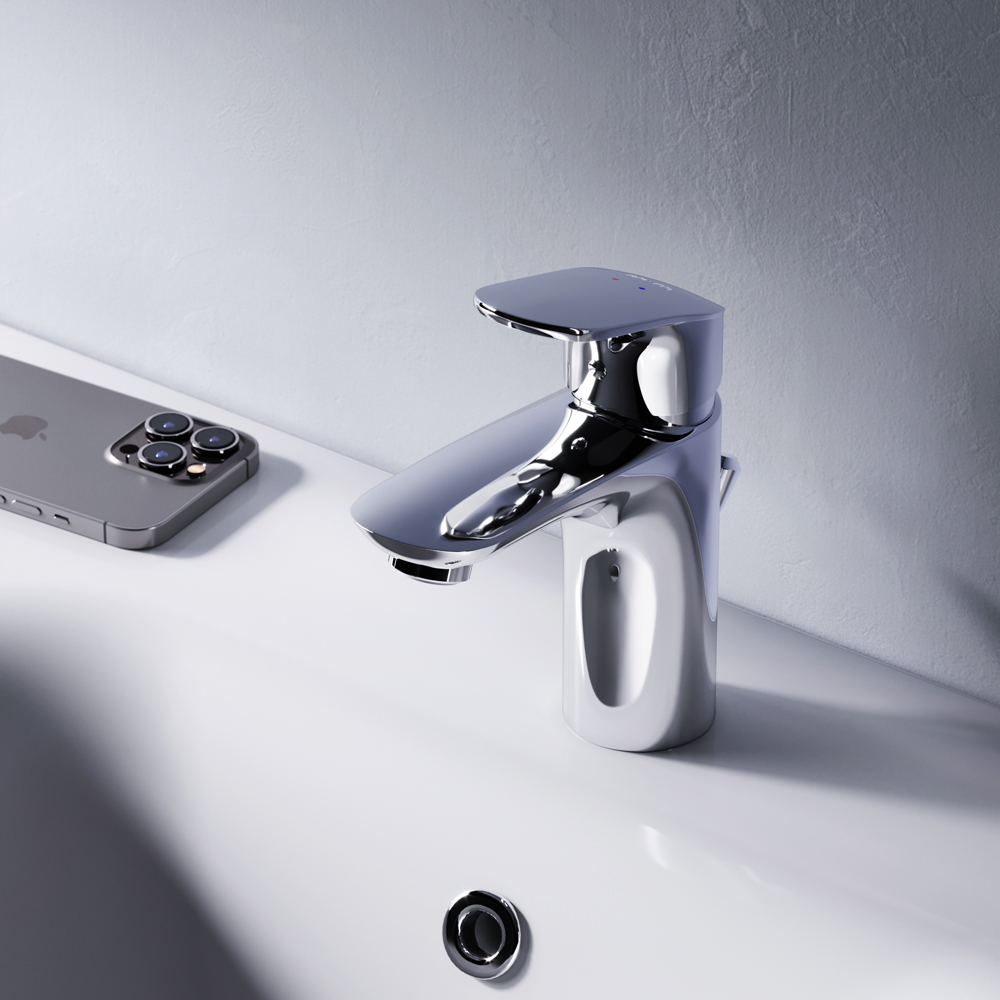 F8092116 смеситель для умывальника с донным клапаном излив 110 мм хром шт AM.PM Like