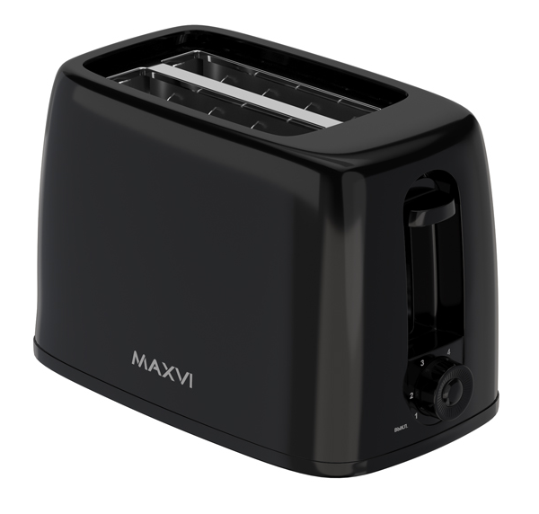9091984 Тостер MAXVI KT721P черный STDN-0123110
