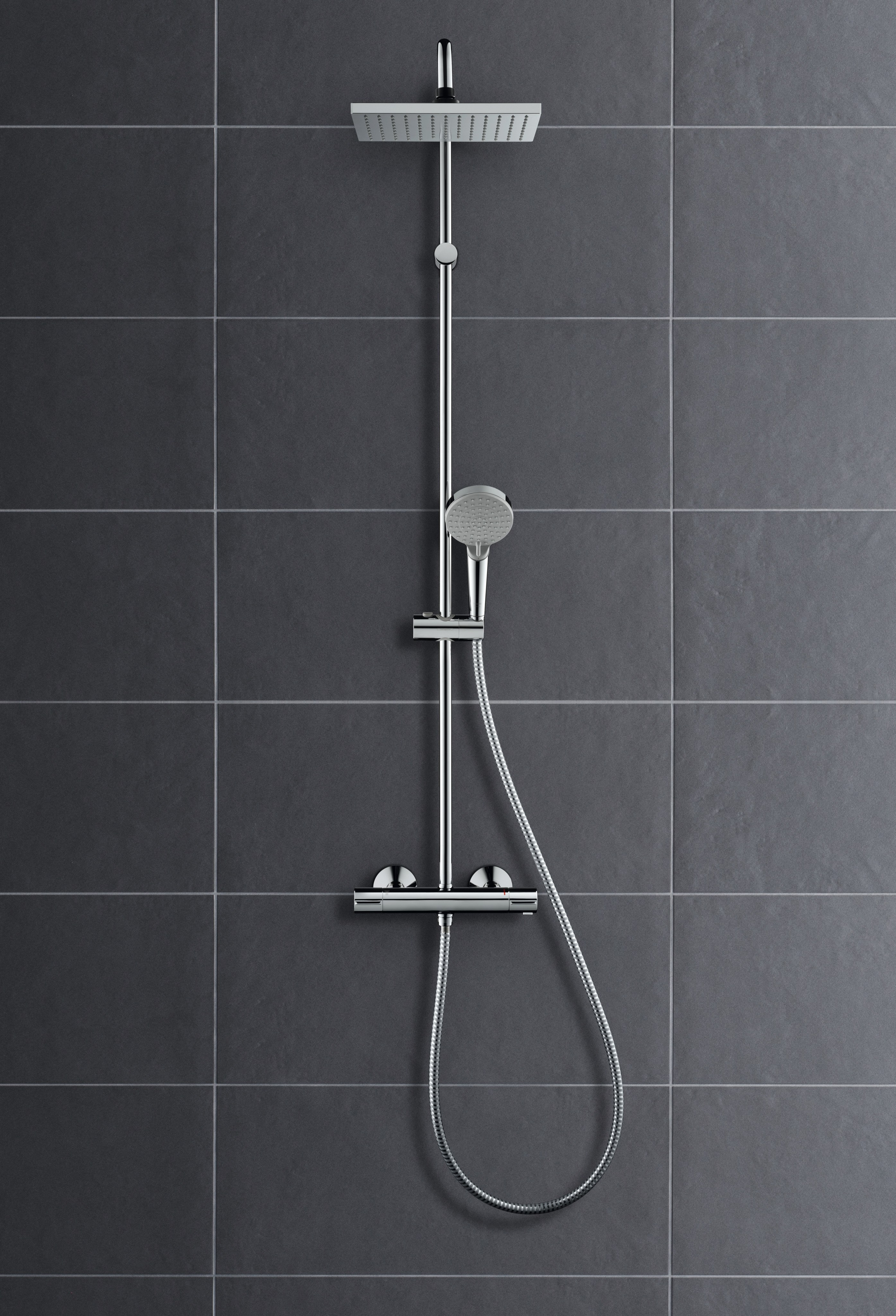26286670 Vernis Shape Showerpipe 230 1jet с термостатом Hansgrohe  - Вид №1