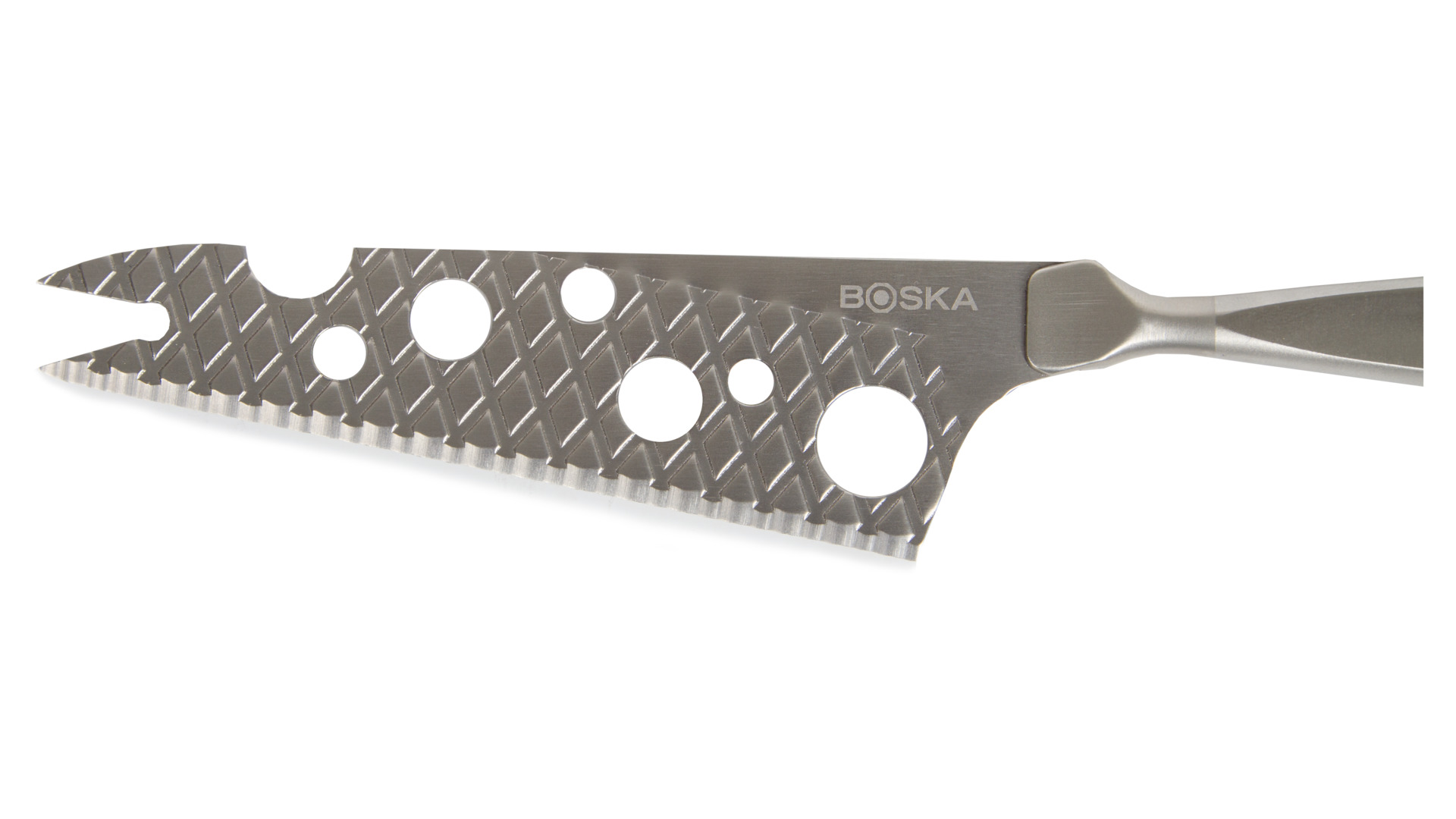 10650039 Boska Нож для мягкого и полутвердого сыра Boska "Монако+" 24х3,3х0,8см, сталь нержавеющая Сталь нержавеющая  - Вид №2