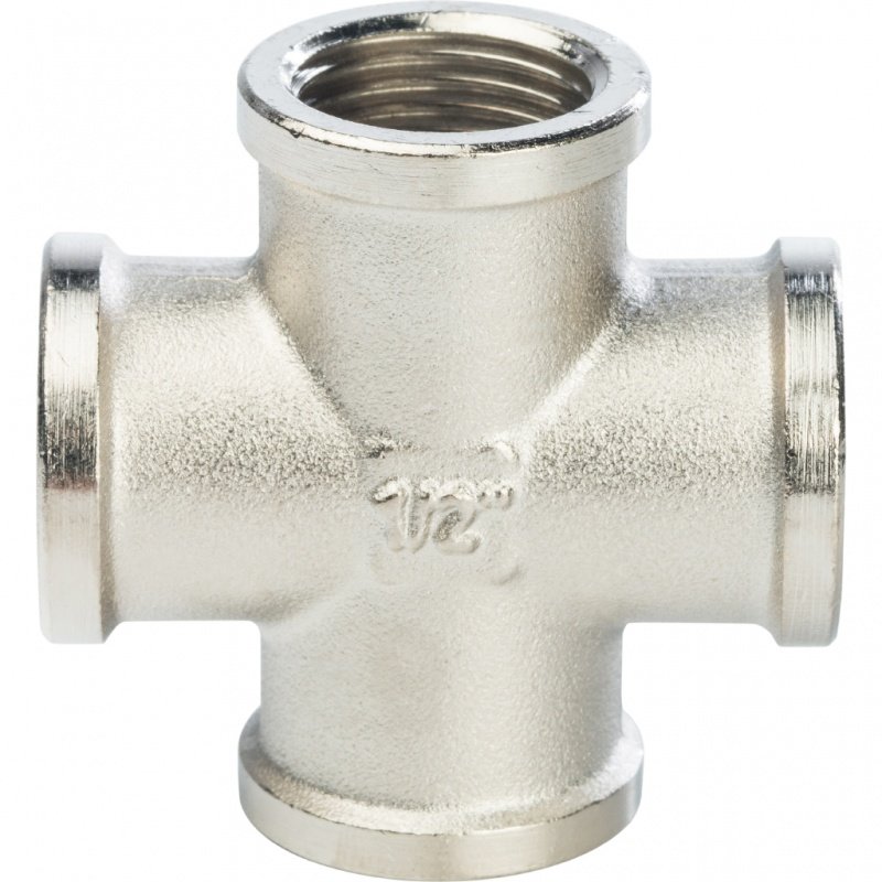 Крестовина ВР 1/2" никель STOUT SFT0031000012 - Вид №2
