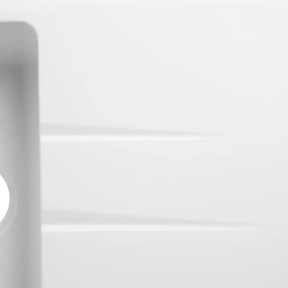 Кухонная мойка Delinia LM1 с крылом 50×78 см в цвете Арктик 82564678 Мойка врезная STLM-0030153 - Вид №6