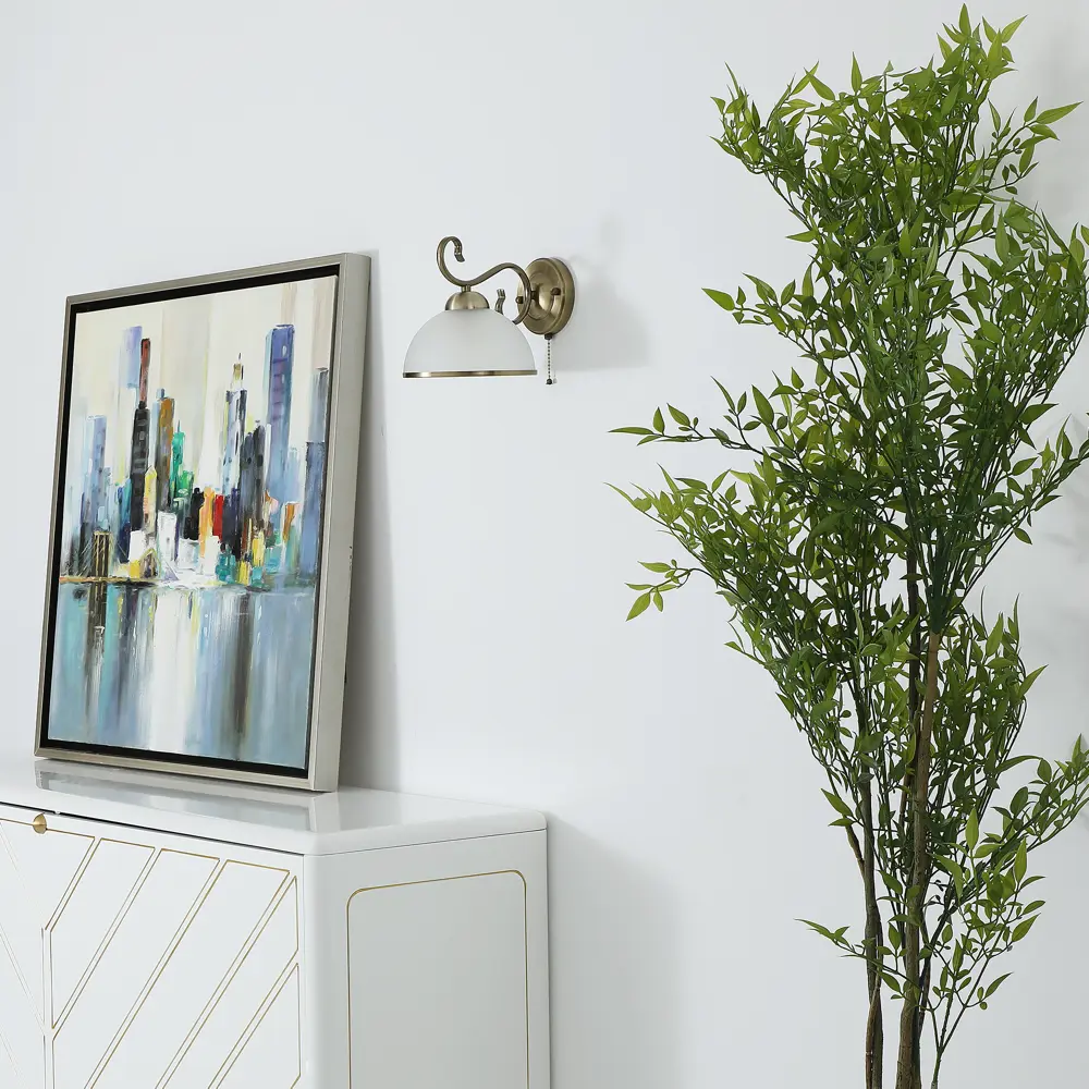 Светильник бра настенный Schaffner Palatino цвет бронза STLM-2169087 - Вид №10