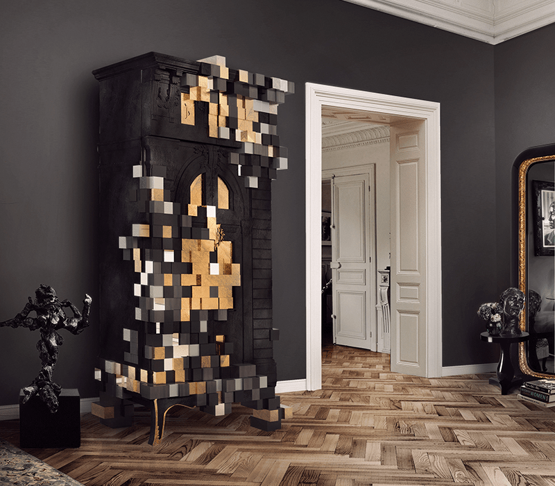 0-089 Черный кабинет Пикадилли Boca Do Lobo 