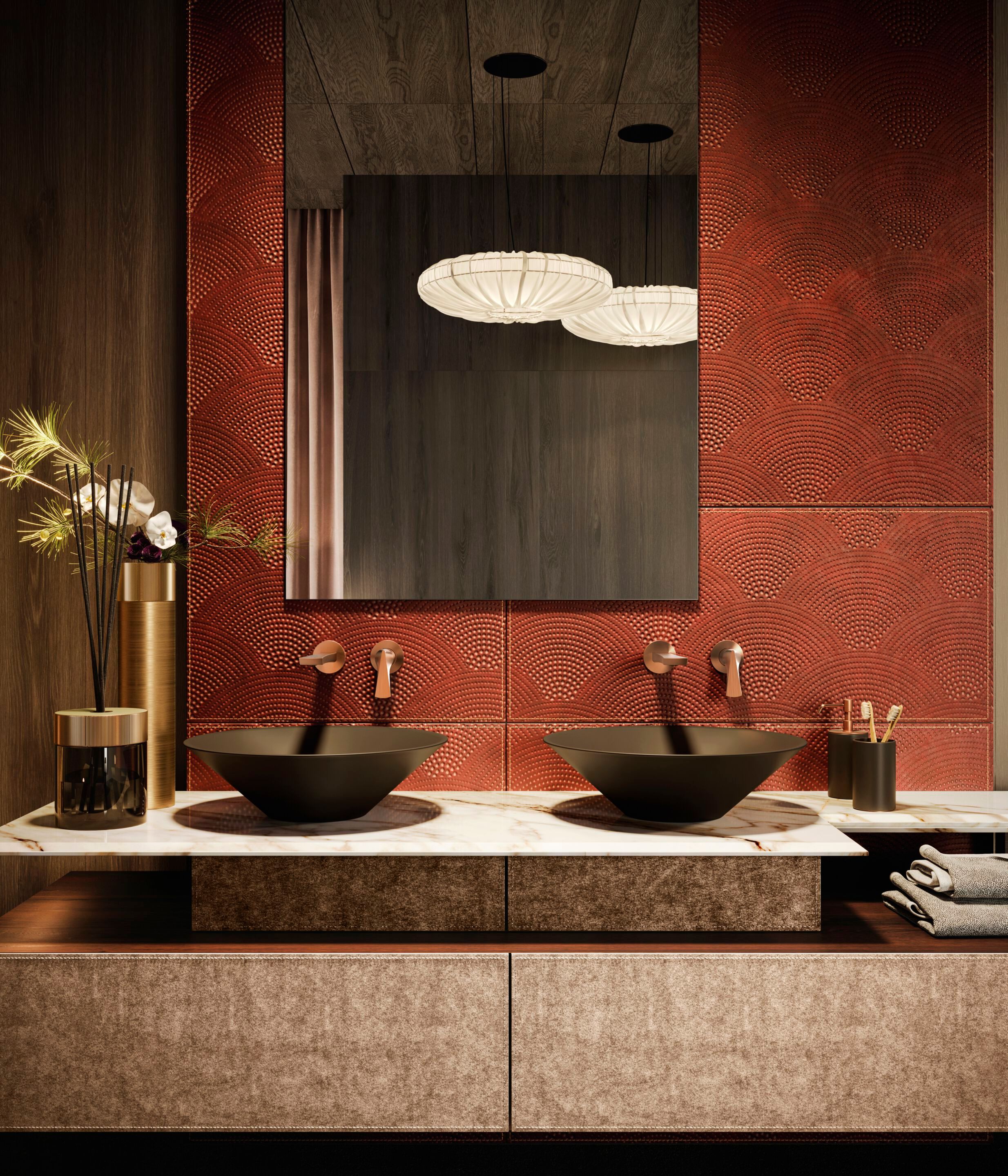 Смеситель для душа из хромированной латуни Gessi вентилятор ARCH-00032120 - Вид №2