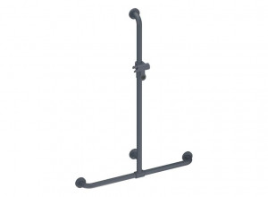 801.35B440 Поручень для душа с выдвижным держателем для душа HEWI Edition matt | Polyamid