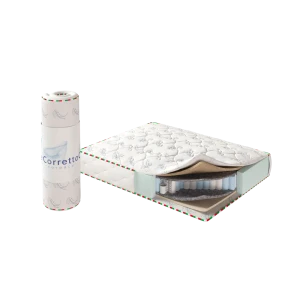 90474941 Матрас Corretto Bella Roll 130x200 см, независимый пружинный блок, двуспальный, ортопедический, кокосовый STLM-1548667