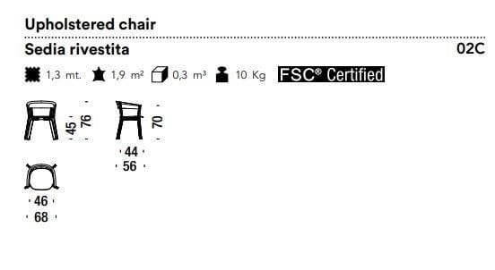 Мягкий стул с подлокотниками MOROSO WOOD BIKINI ARCH-00064350 - Вид №4