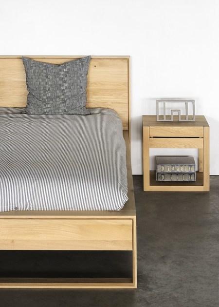 Ethnicraft Прикроватная тумбочка из массива дерева с ящиками Oak azur 51140 - Вид №2