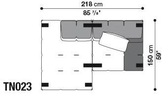 B&B Italia Модульный тканевый диван Tufty-too sun-id-1436231 - Вид №19