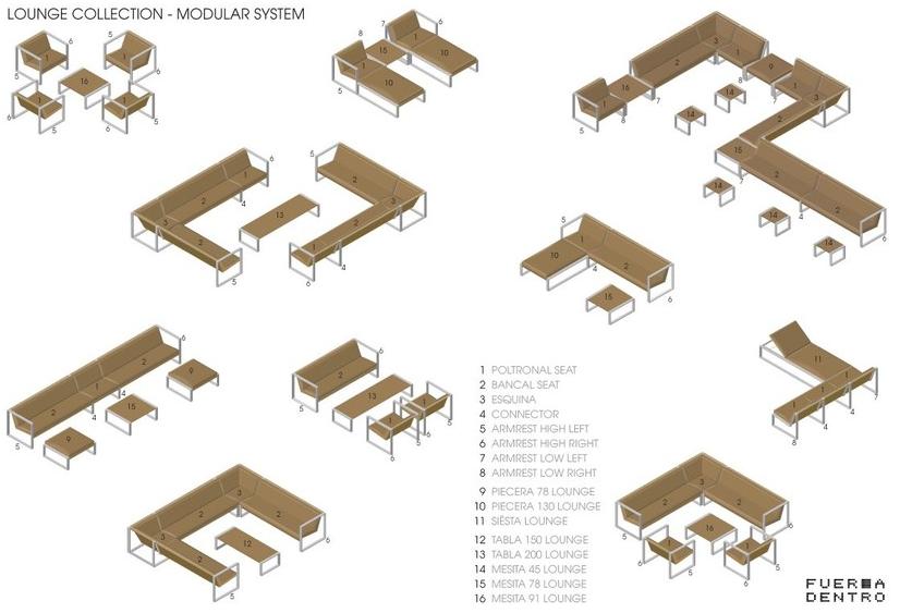 FueraDentro Садовый гарнитур из batyline® Lounge sun-id-1421213 - Вид №17
