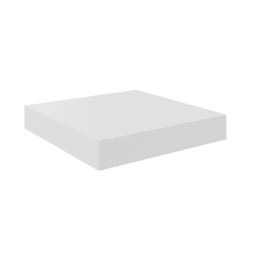Полка настенная Spaceo White 23x23.5 см МДФ цвет белый 82877512 STLM-2010120  - Вид №1