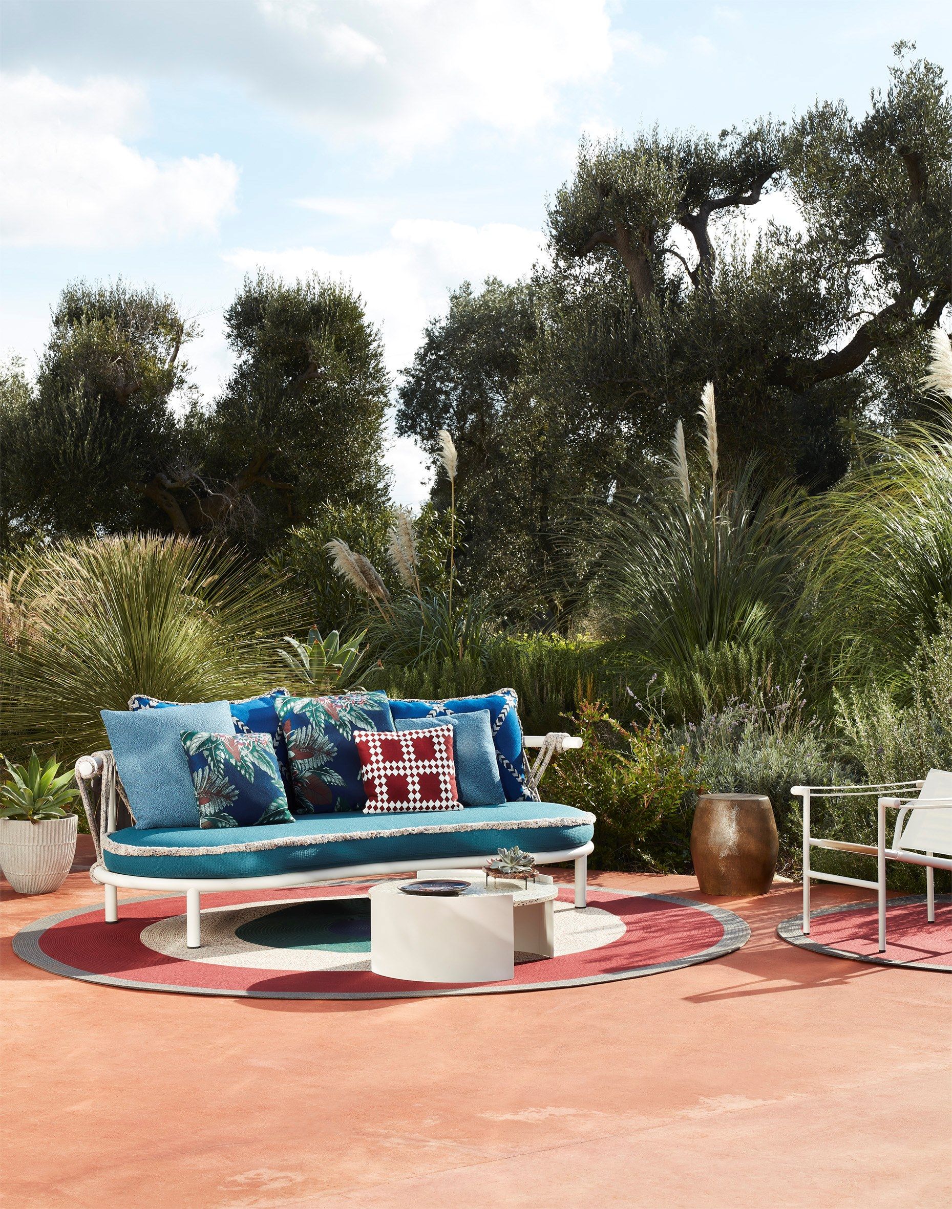 2-местный садовый диван CASSINA Trampoline ARCH-00023150 - Вид №1