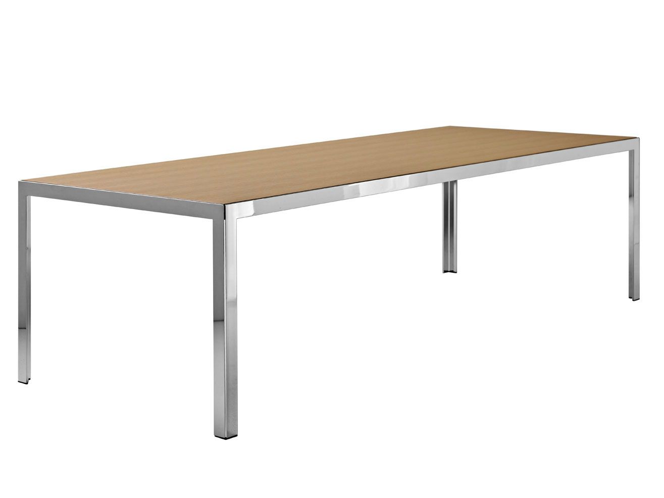 Прямоугольный стол из стали и дерева B&B Italia THE TABLE ARCH-00105222