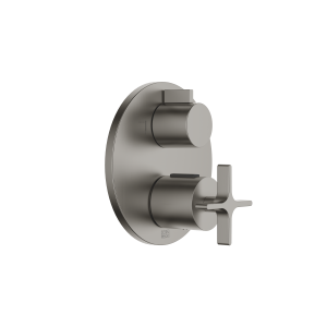Скрытый термостат VAIA с двухфункциональным регулятором громкости — матовый темный платиновый