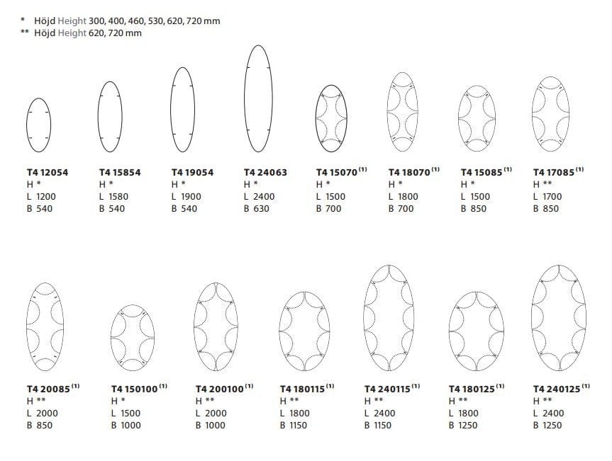 Овальный низкий журнальный столик Karl Andersson Trippo ARCH-00107244 - Вид №3